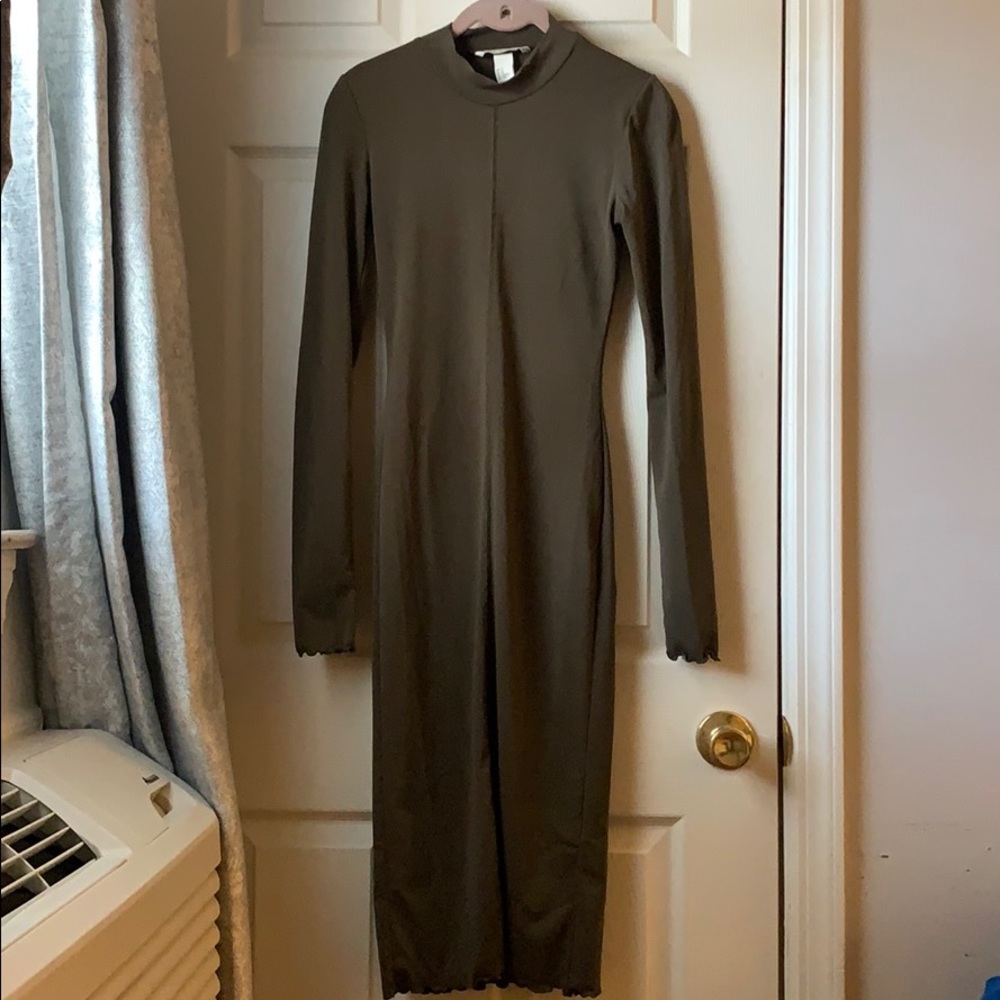 Crewneck Long Sleeve Dress